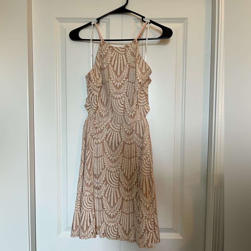 Lulus Cream / Light Pink Special Occasion Dress - Size S